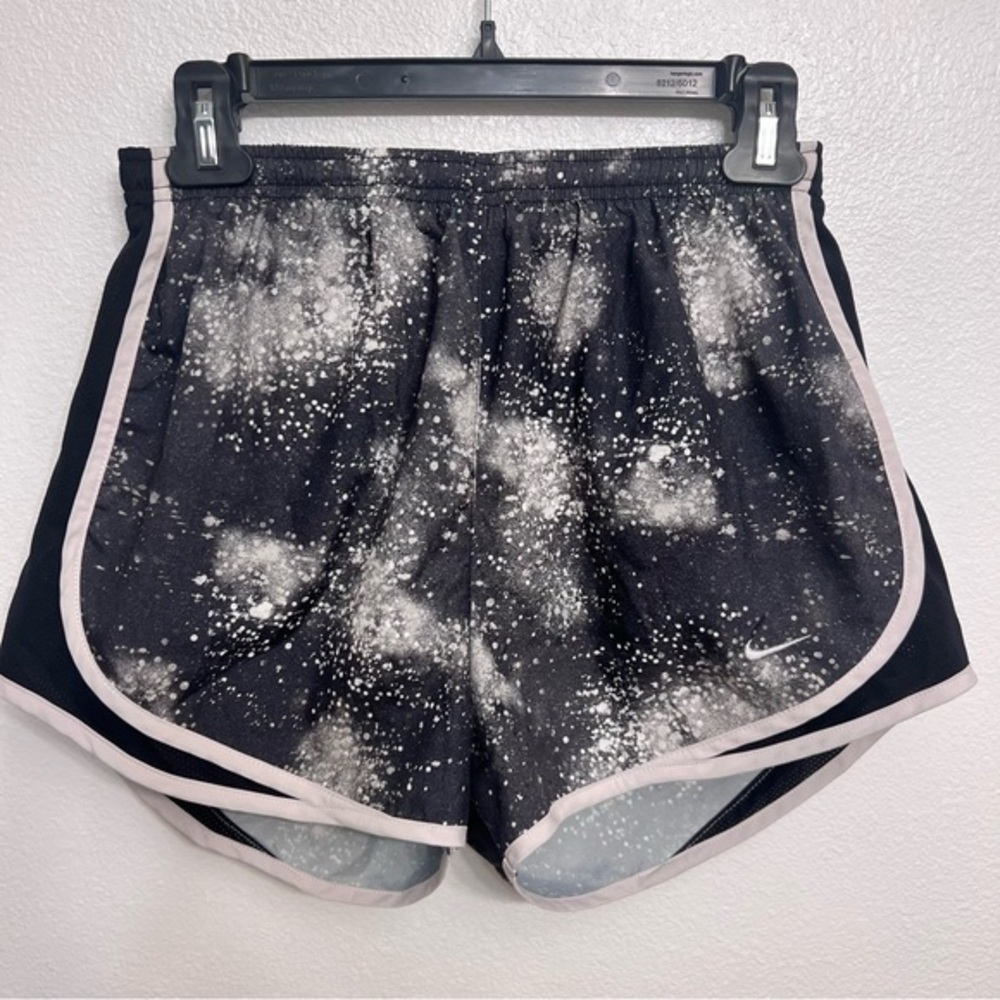 Nike White and Gray Athletic Shorts with Retro Style